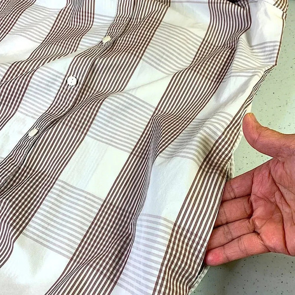 A NEW DAY Long Sleeve  Button Down Long Tunic Shirt Dress Women Size XS - Picture 7 of 14